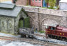 The Engine Shed is an embossed plastic kit by Ratio, painted with acrylics.