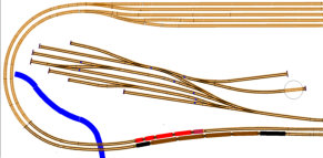 Original track layout.
